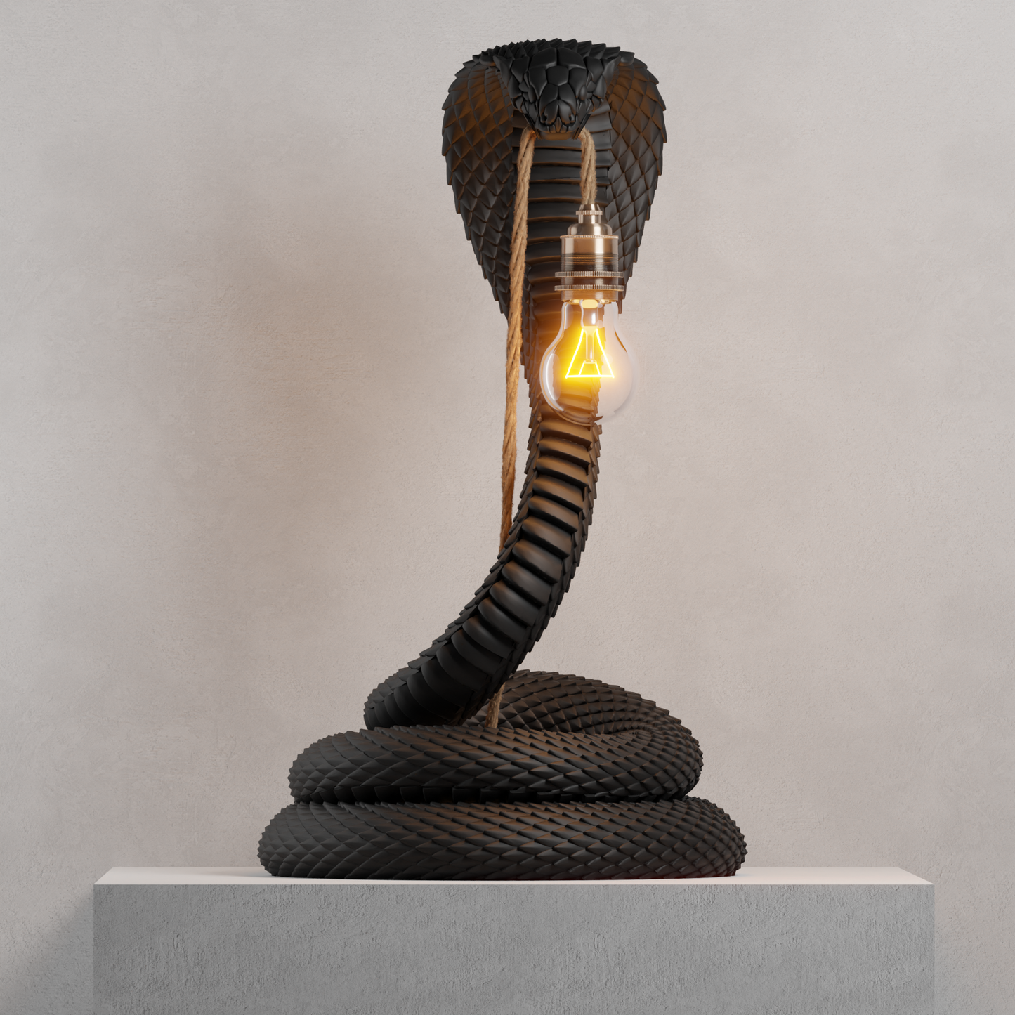 Lampada Cobra Nero