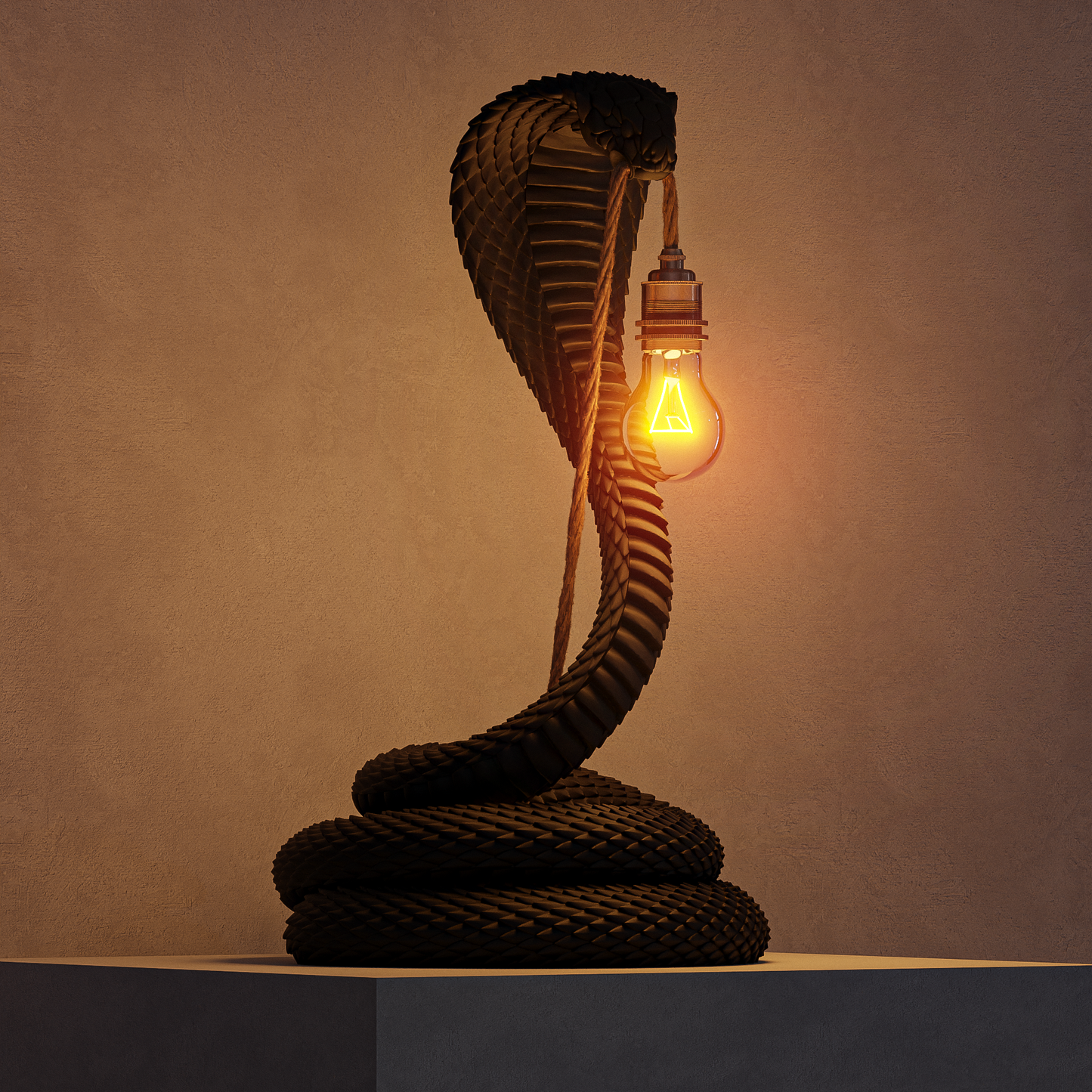 Lampada Cobra Nero