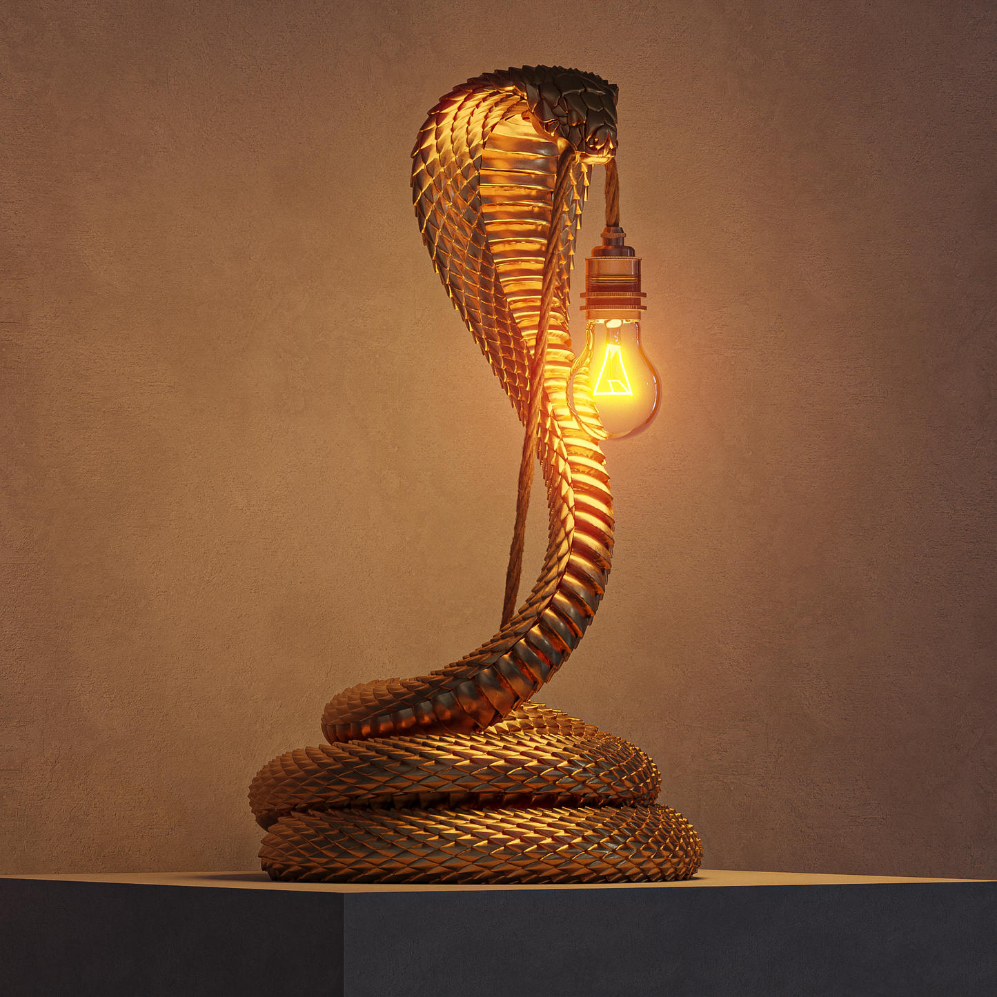 Lampada Cobra Oro
