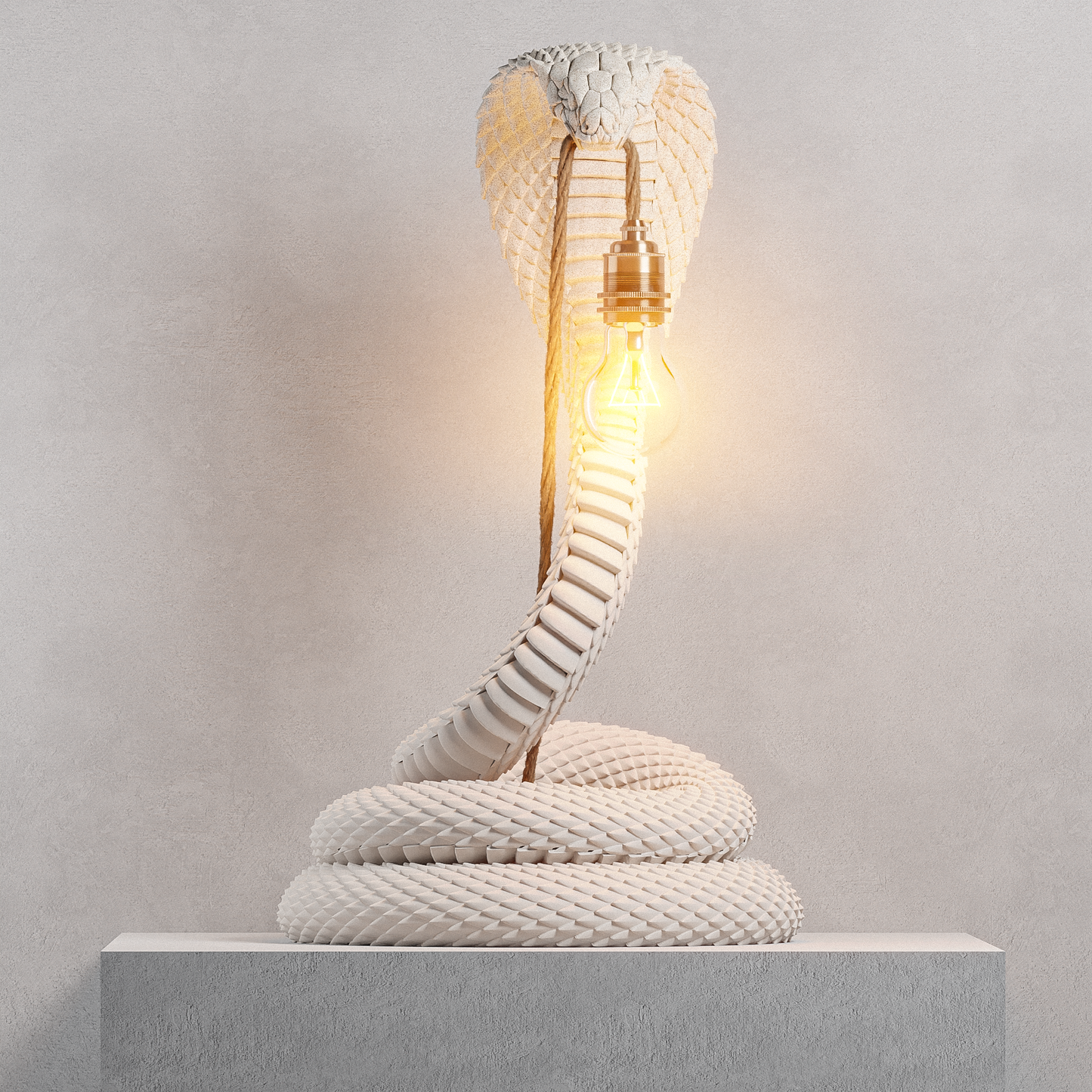 Lampada Cobra Travertino