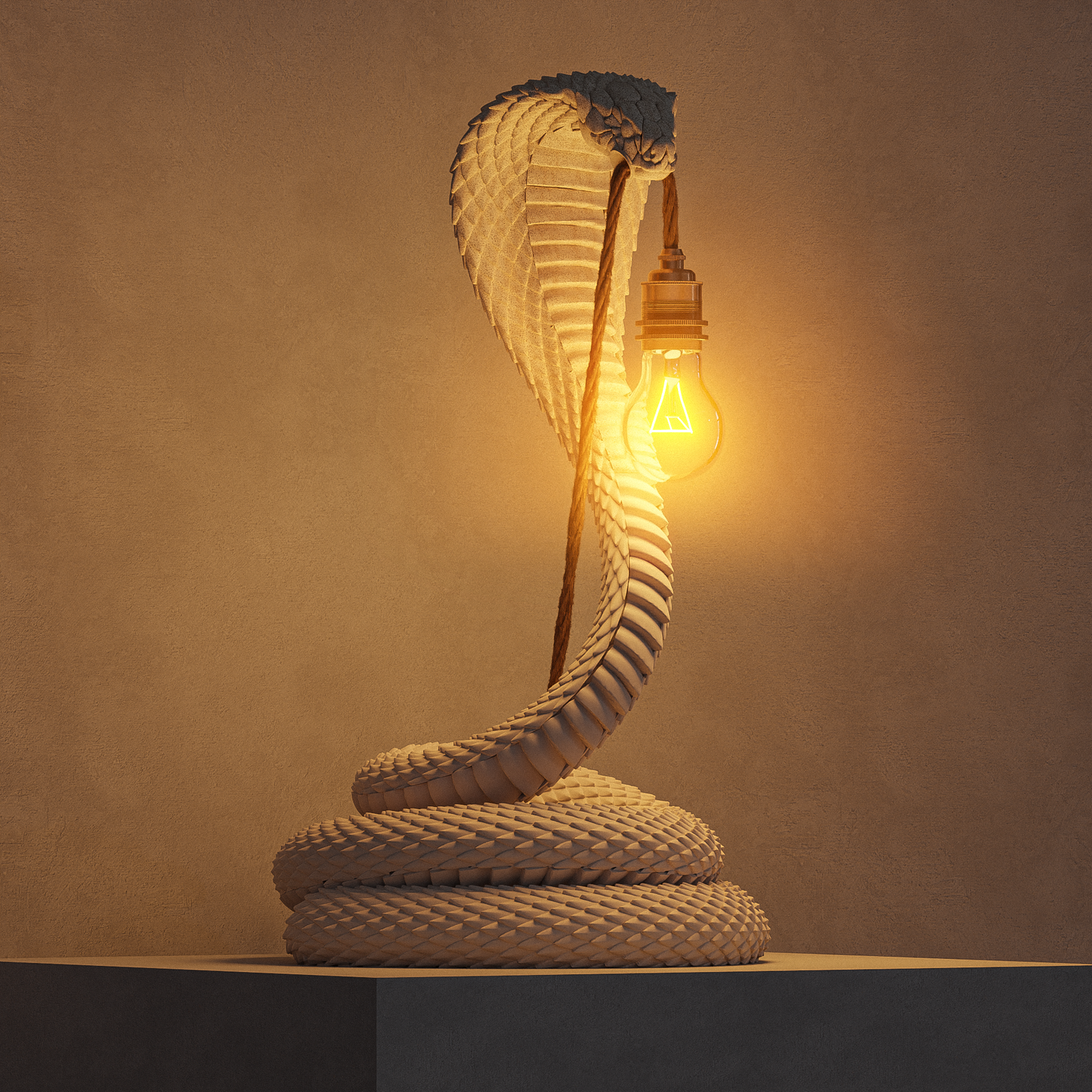 Lampada Cobra Travertino