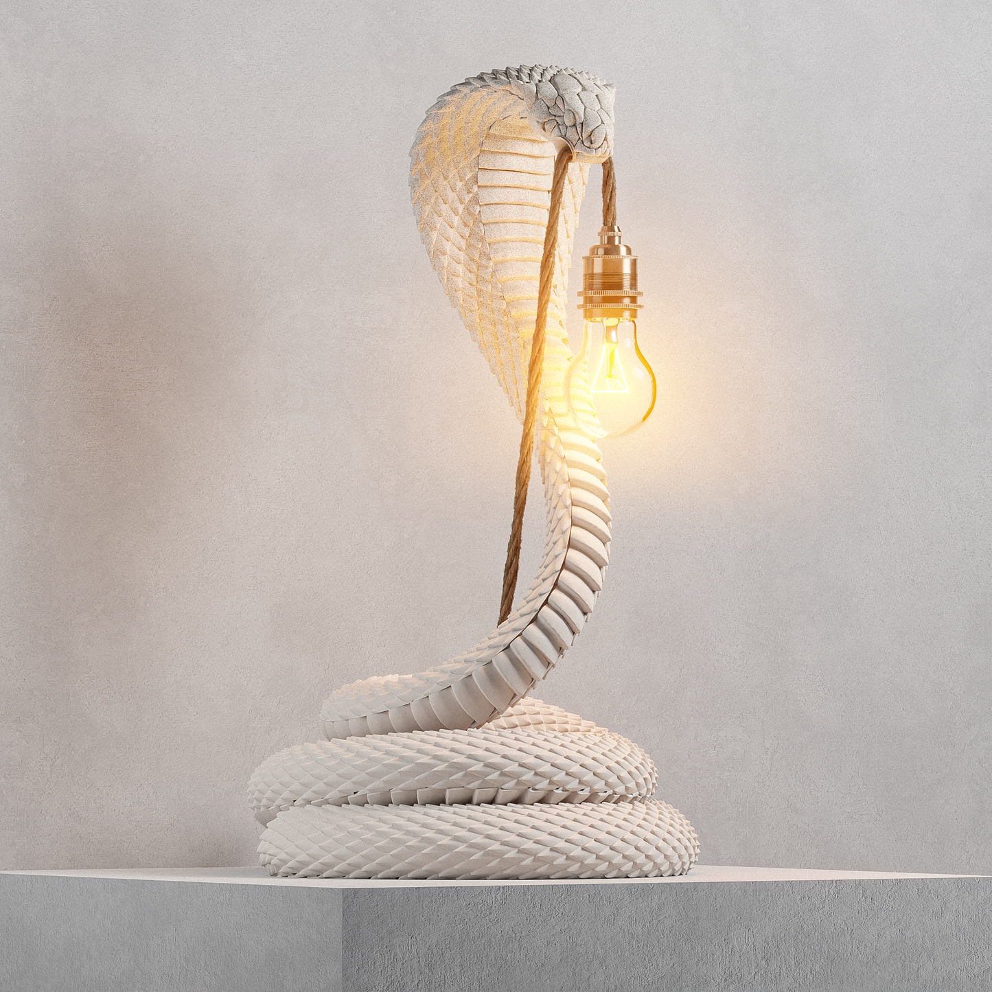 Lampada Cobra Travertino