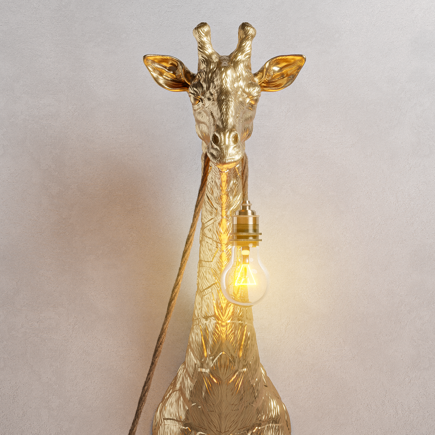 Lampada Giraffa Oro