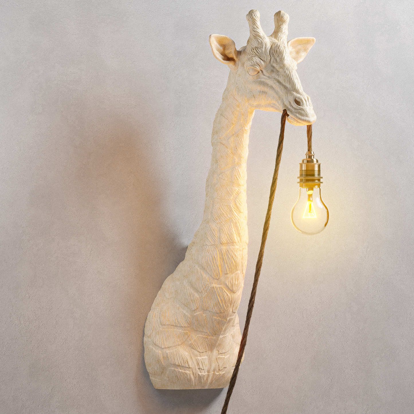 Lampada Giraffa Travertino