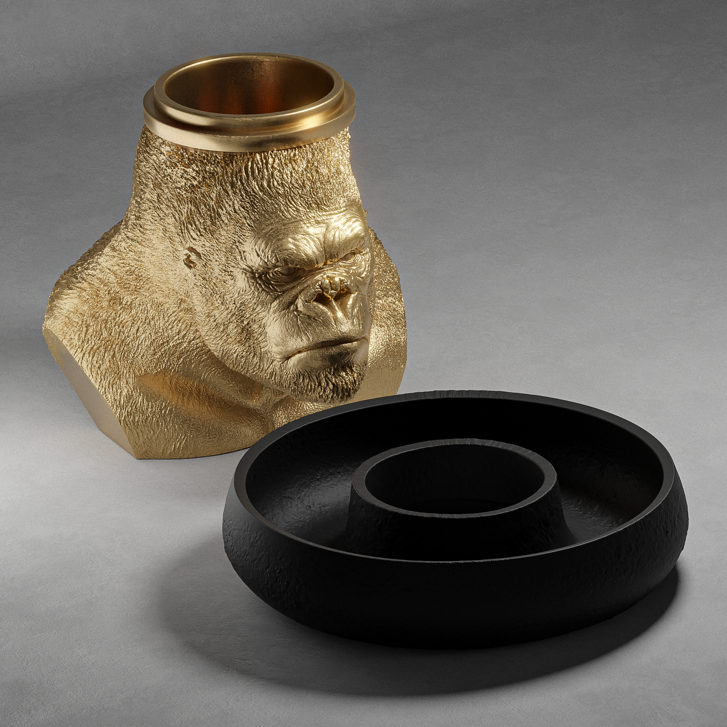 Porta-Snack Gorilla Oro