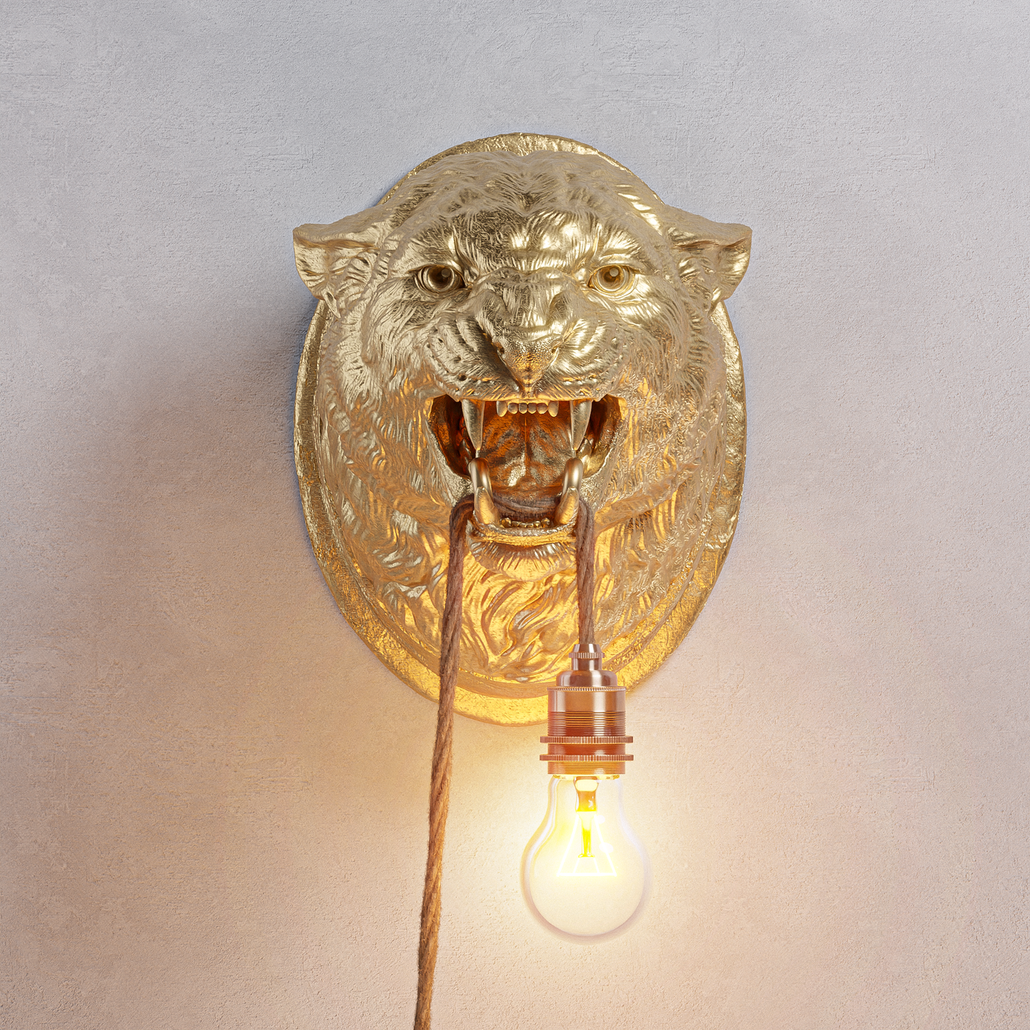 Lampada Leopardo Oro