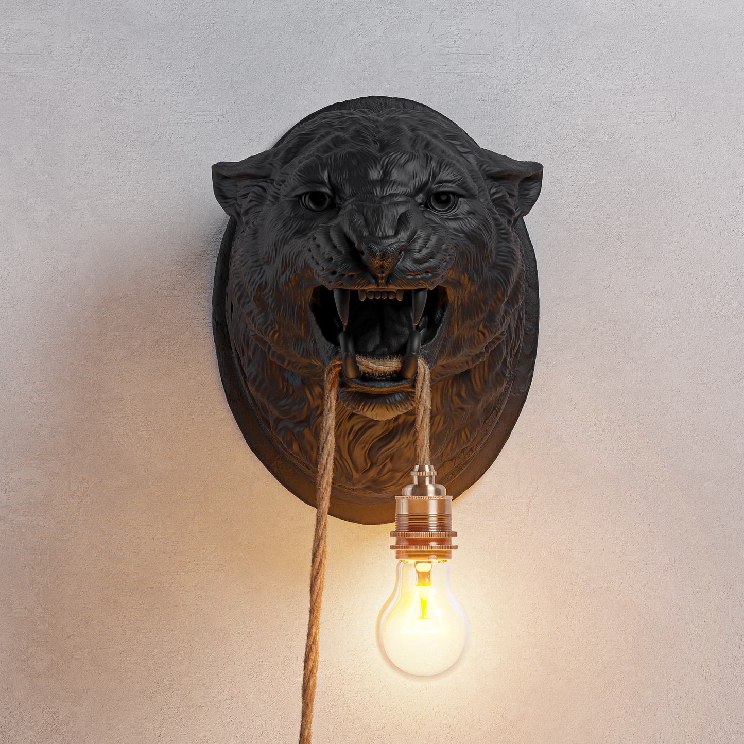 Lampada Leopardo Nero