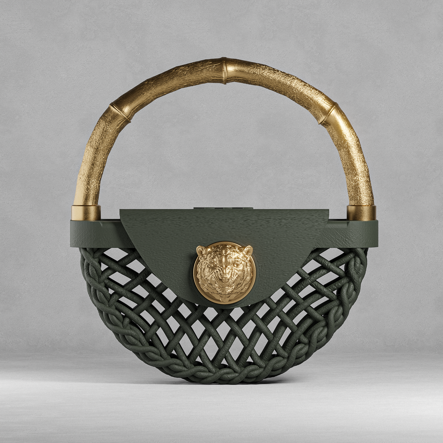Borsa "JUNGLE" Bosco/Oro
