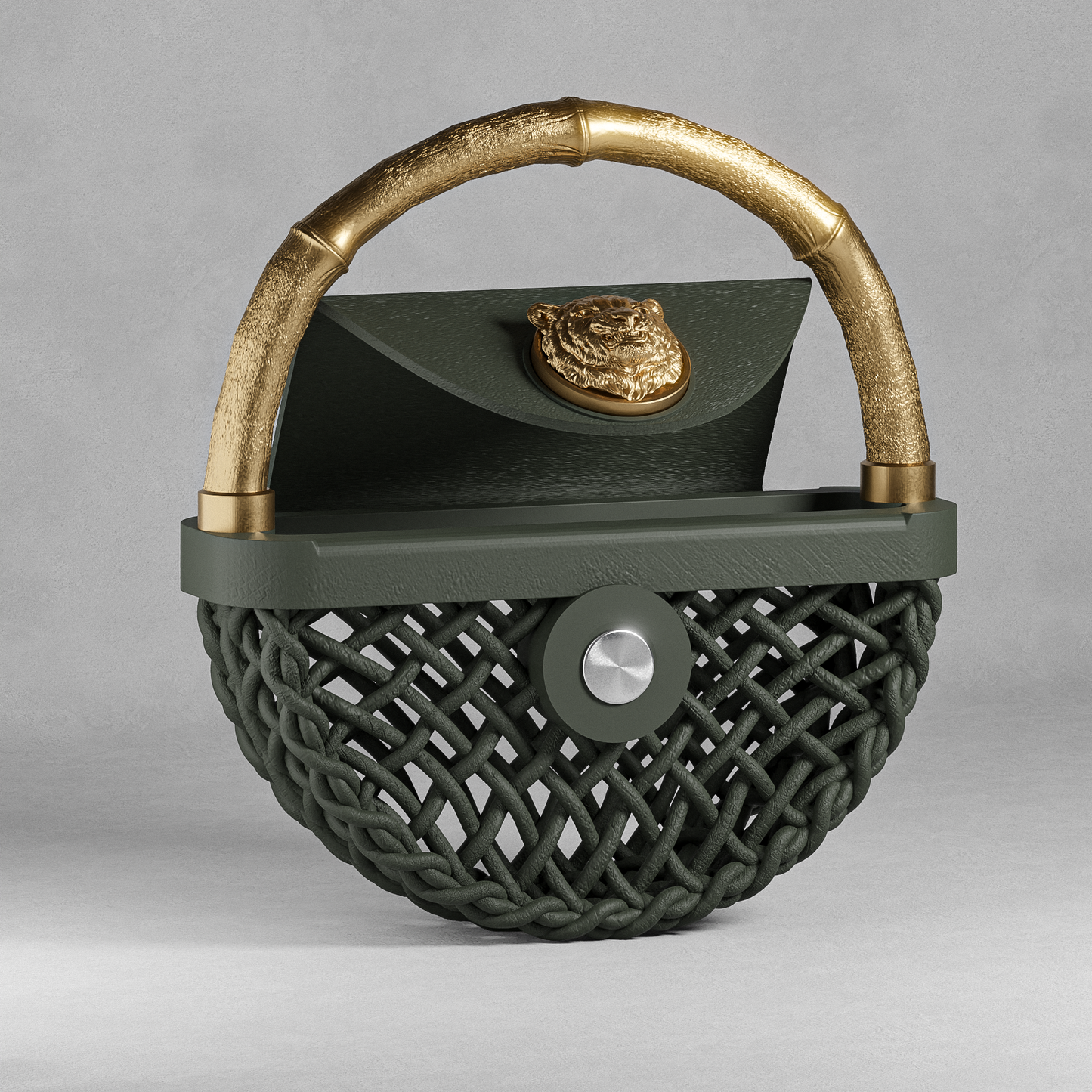 Borsa "JUNGLE" Bosco/Oro
