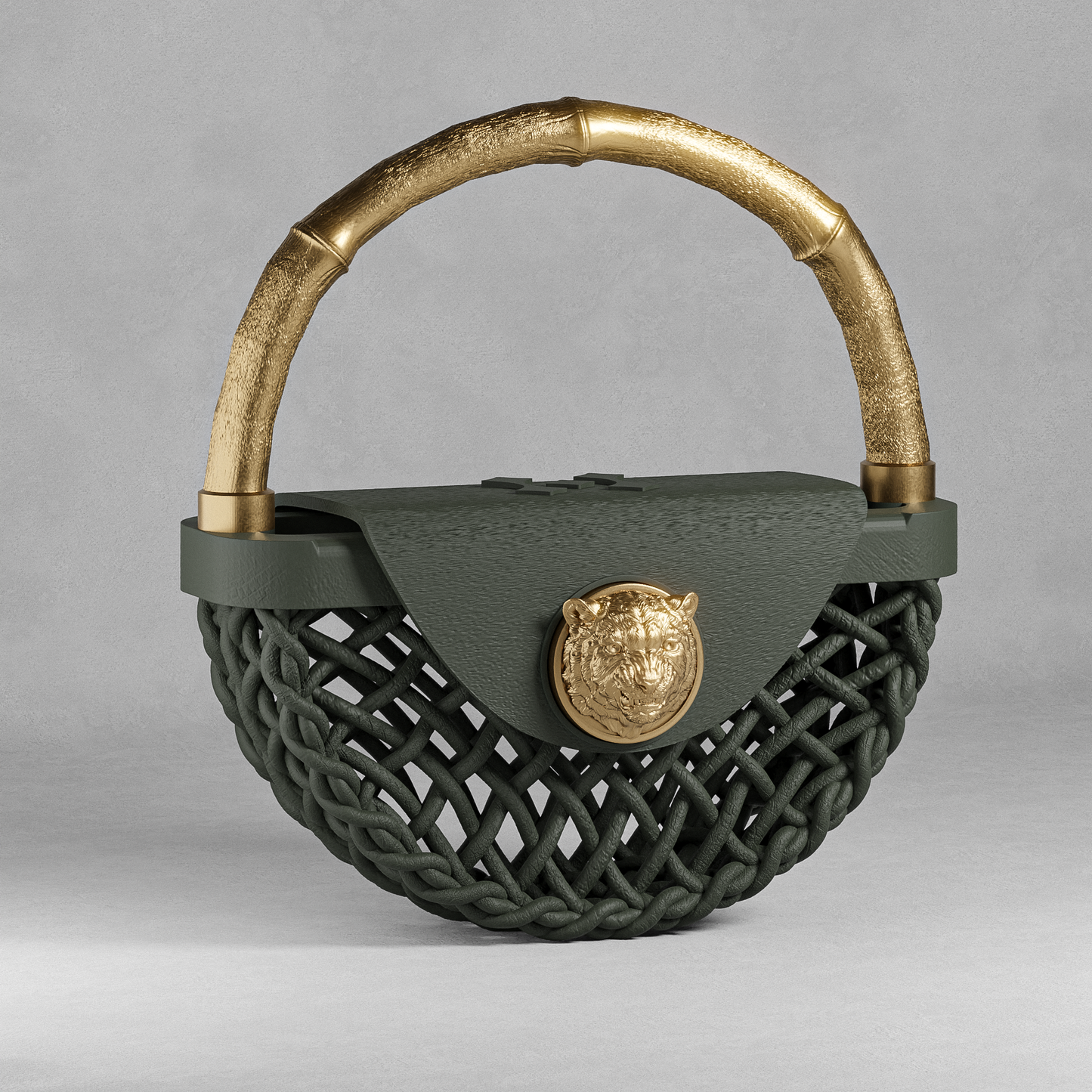 Borsa "JUNGLE" Bosco/Oro