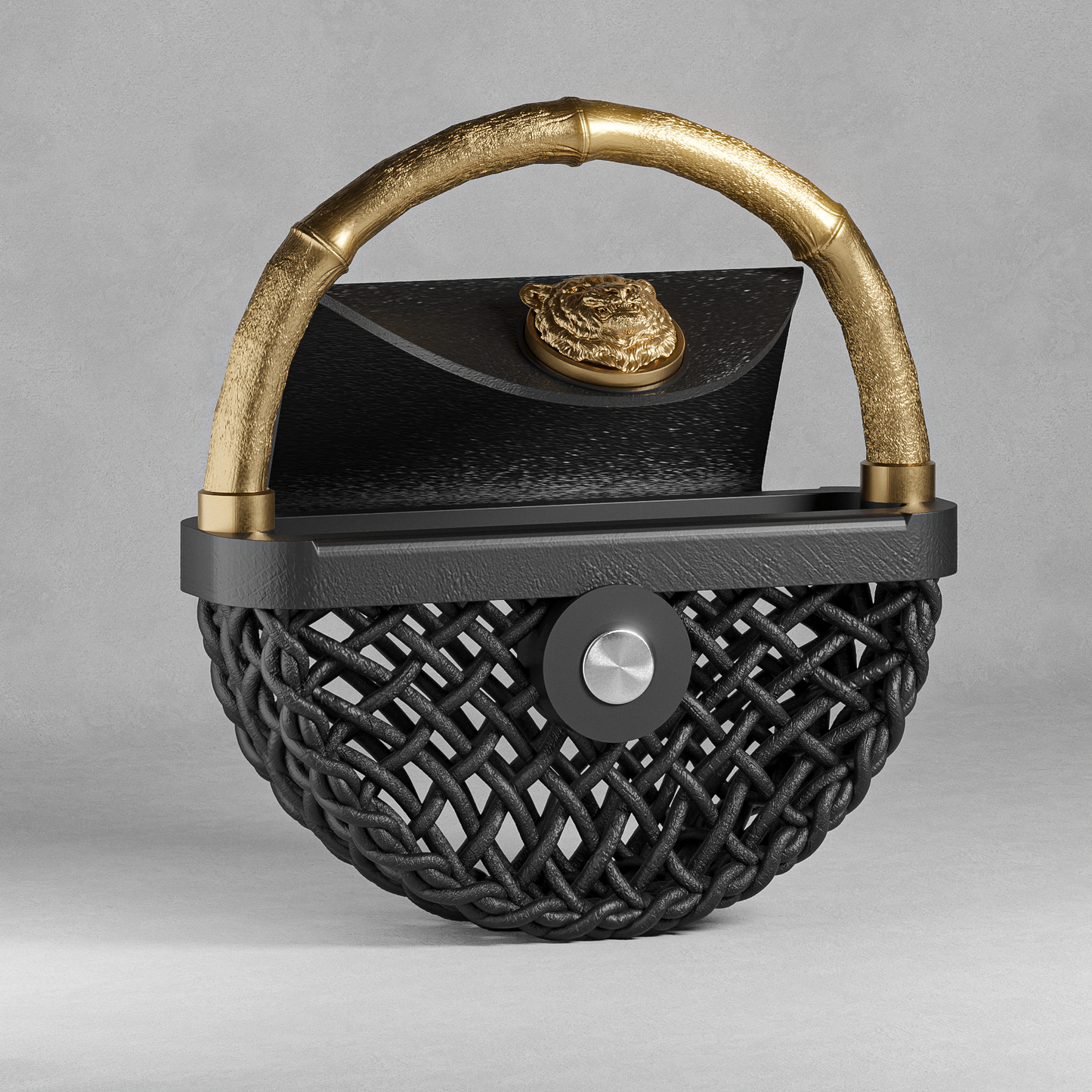 Borsa "JUNGLE" Nero/Oro