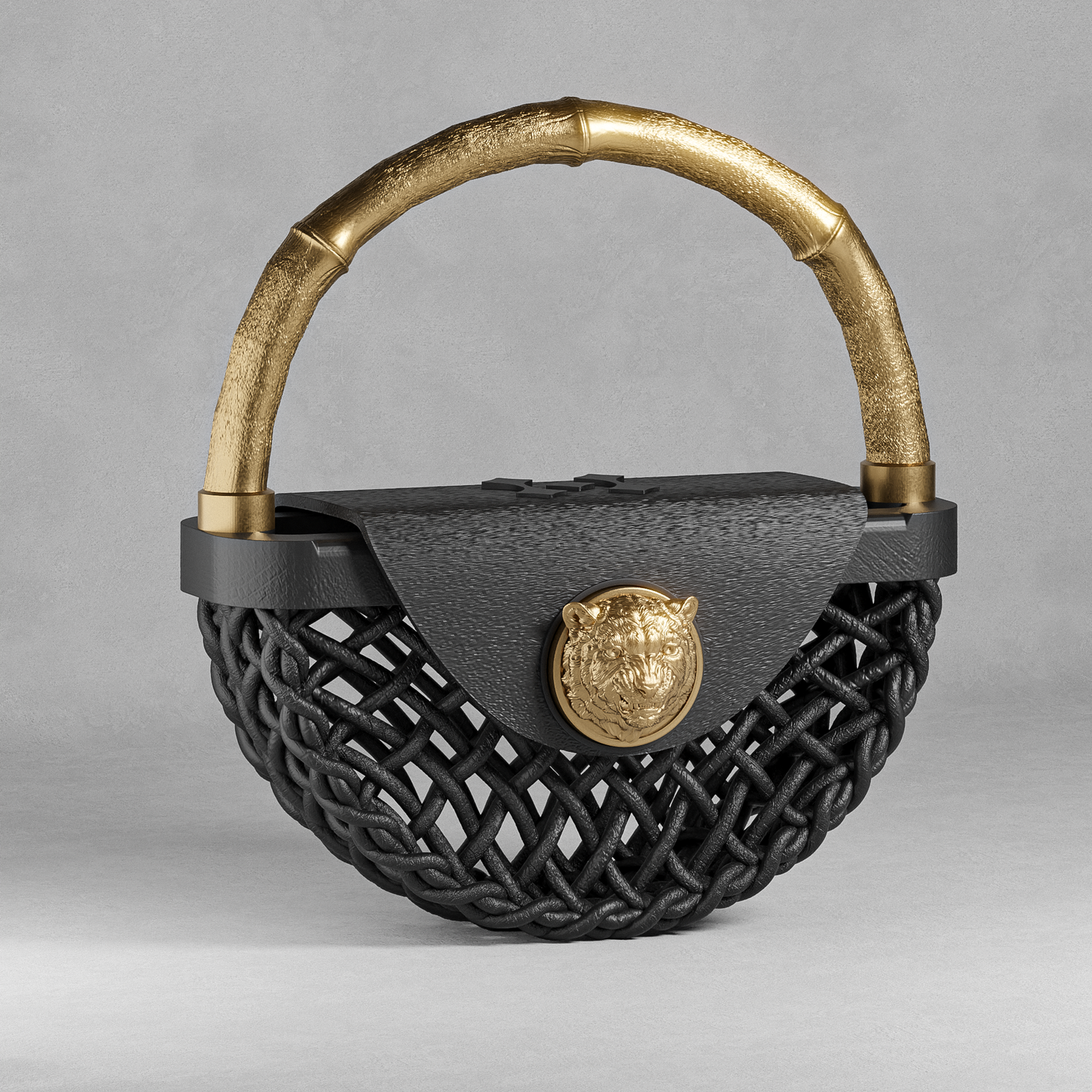 Borsa "JUNGLE" Nero/Oro