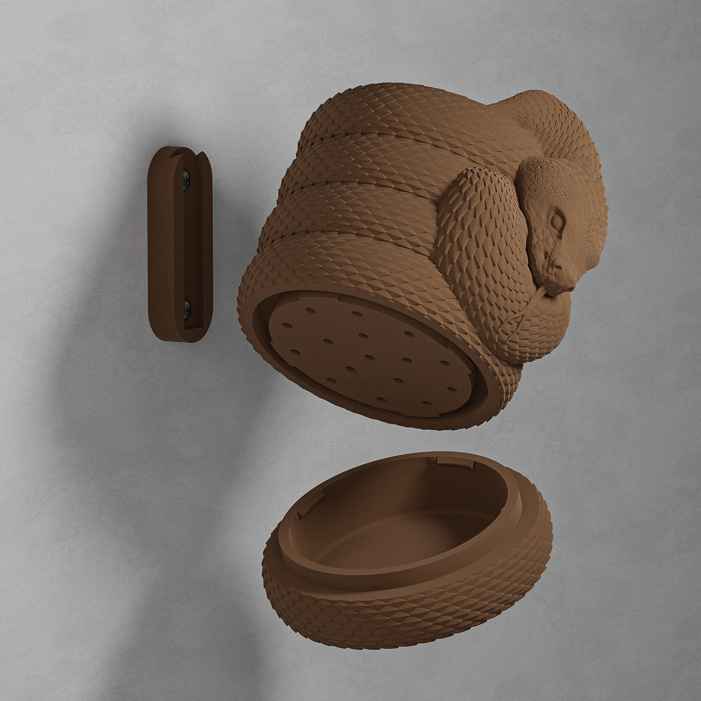 Vaso Vipera Sandalo 30% Fibre di legno