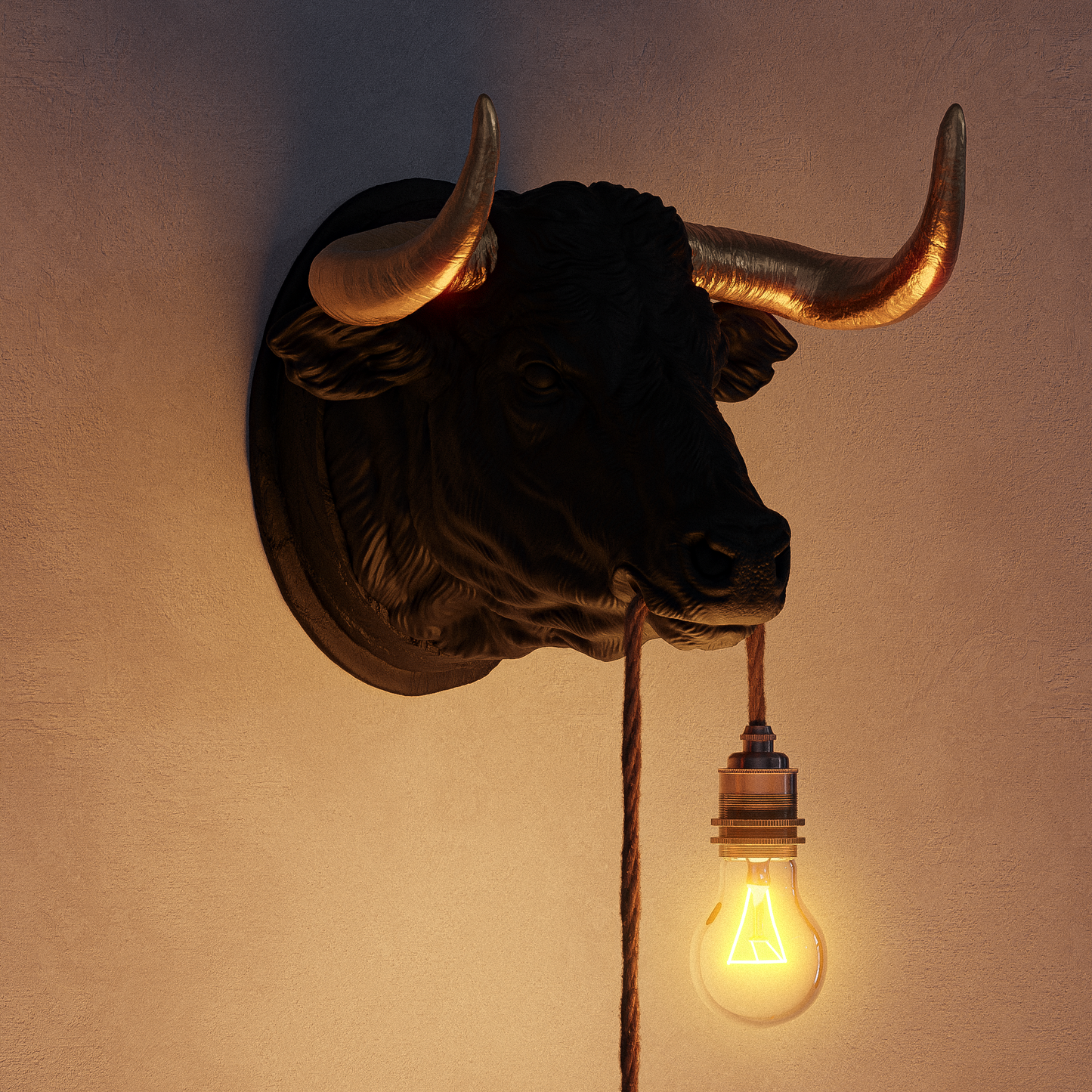 Lampada Toro Nero