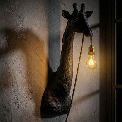 Black Giraffe Lamp