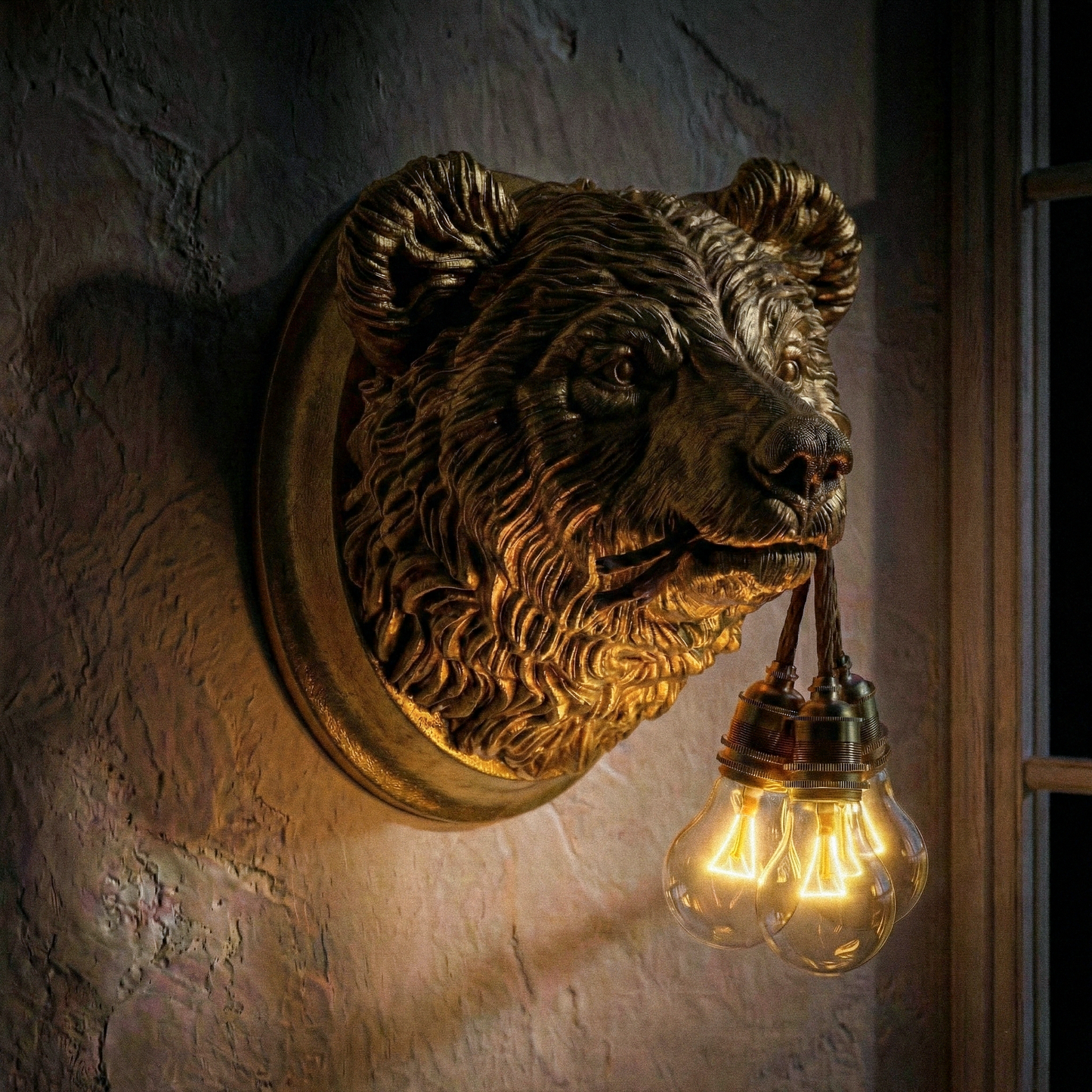 Lampada Orsetto Oro LINEA TRIPLE