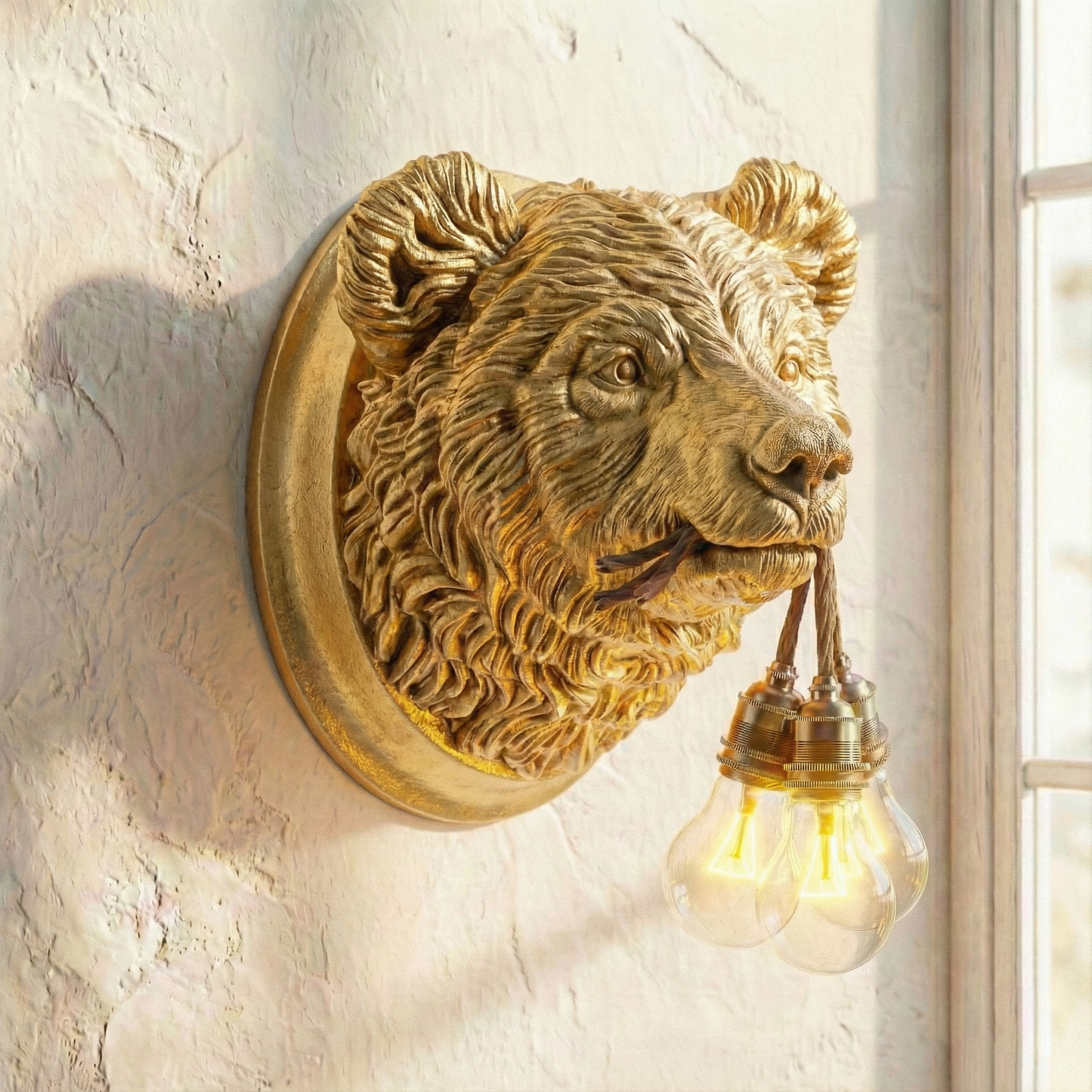 Lampada Orsetto Oro LINEA TRIPLE