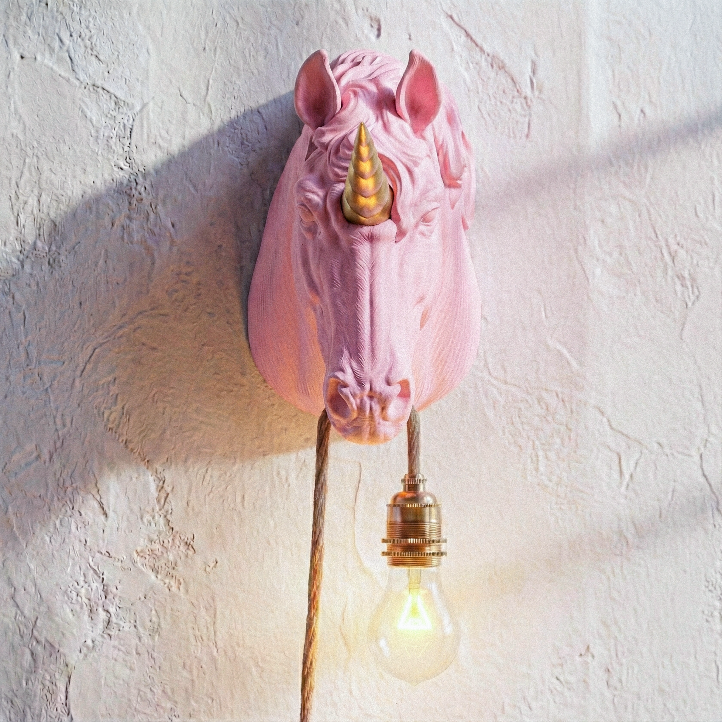 Candy Unicorn Lamp/Gold