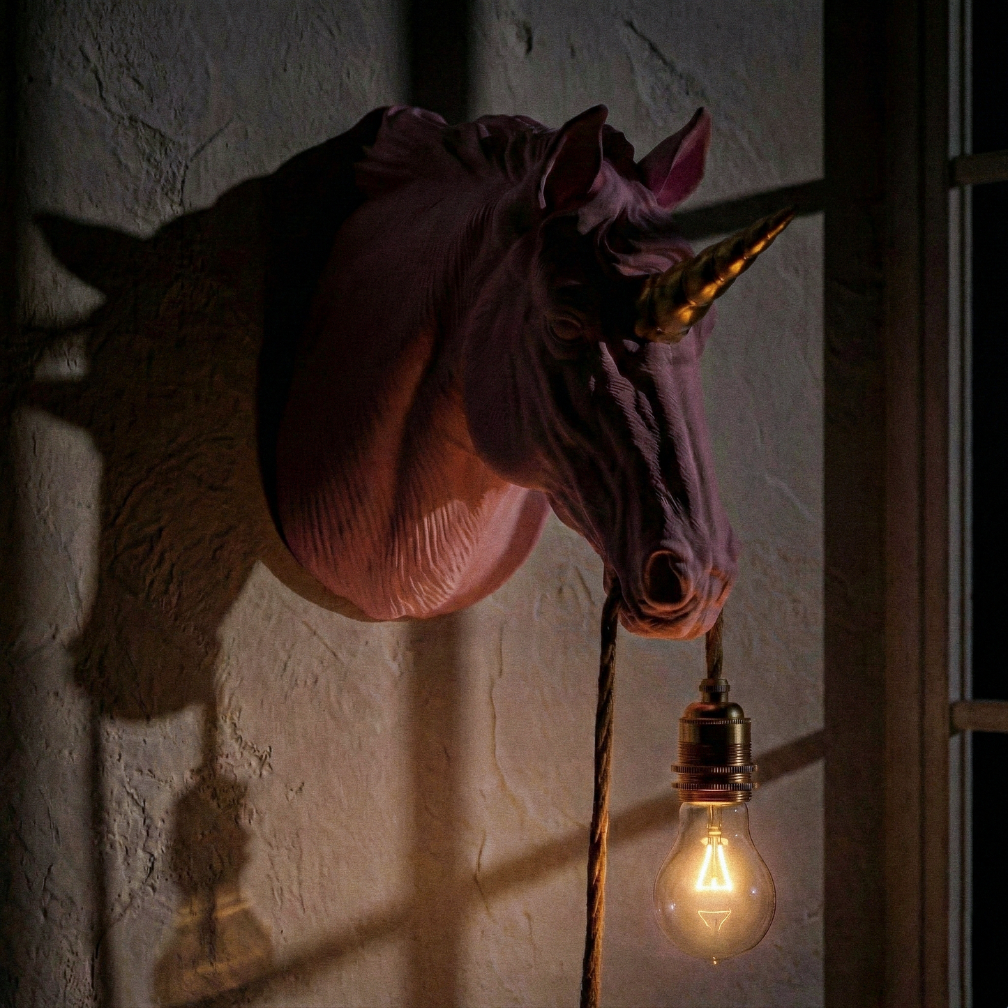 Candy Unicorn Lamp/Gold