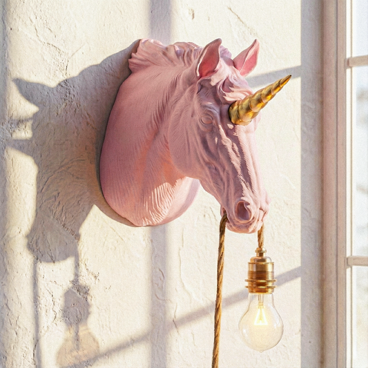 Candy Unicorn Lamp/Gold